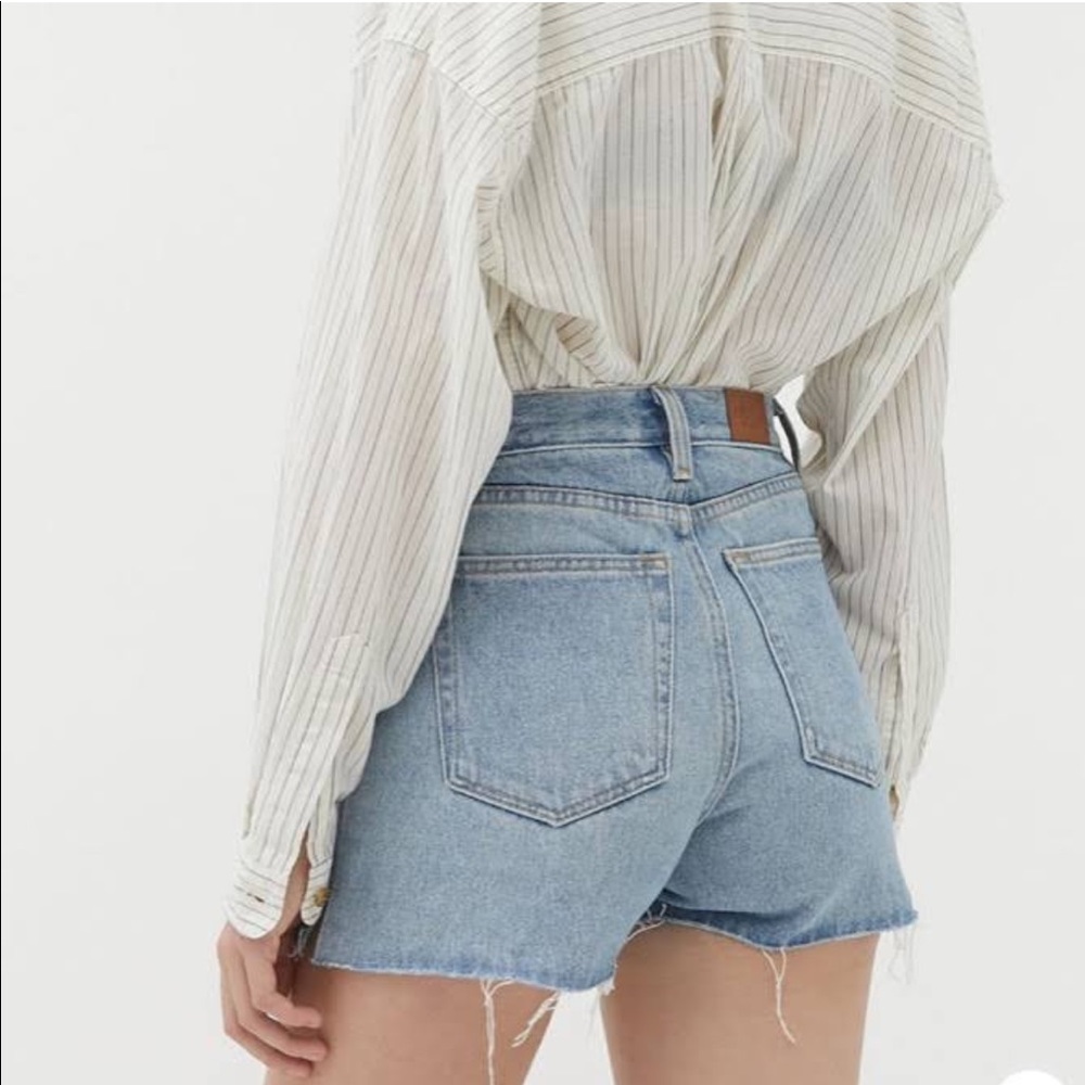 BDG girlfriend high rise denim shorts. sold out!